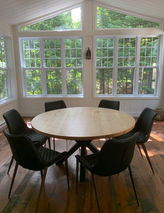 Table de cuisine en Érable blanc