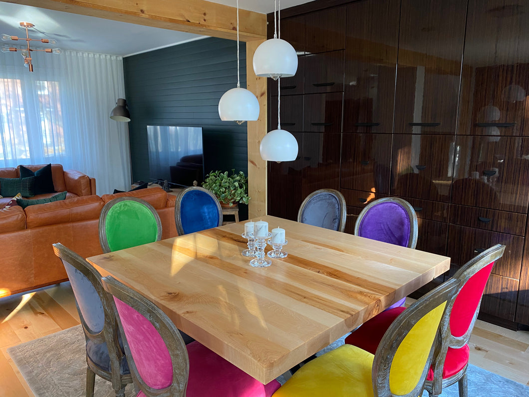 Table de cuisine Carrée